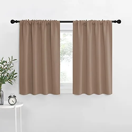 NICETOWN Blackout Curtains for Camper 42x36in 2-Panel