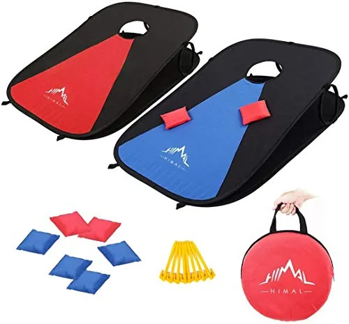 Himal Foldable Cornhole Set 3x2 Ft with Carry Case