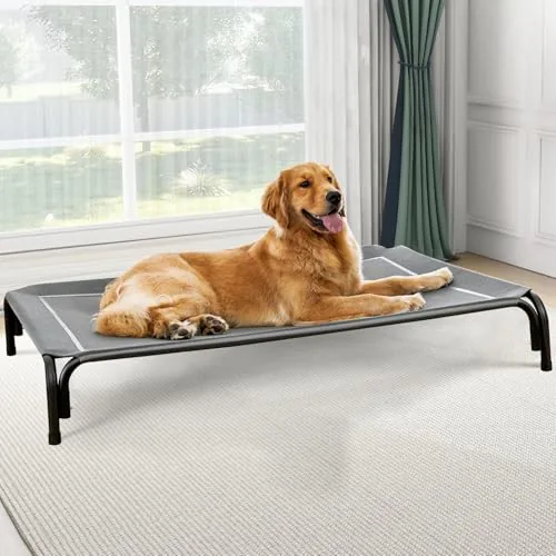 Czpalo Elevated Dog Bed Large Dogs No-Tool Assembly