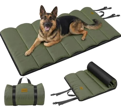 Gimars XL Waterproof Foldable Travel Dog Bed 46.5in