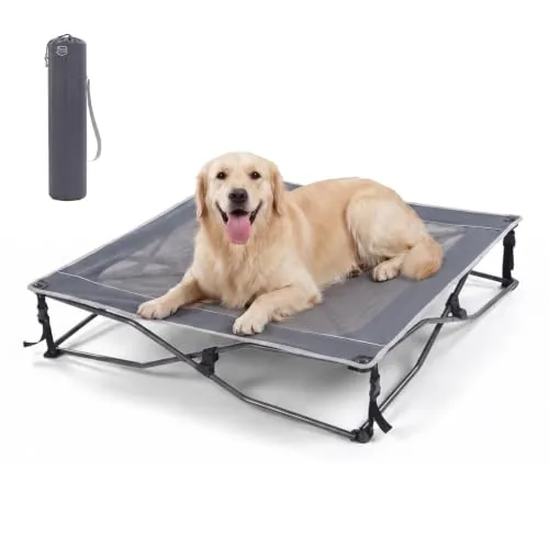 TIMBER RIDGE Cooling Elevated Dog Cot 36.6in Square