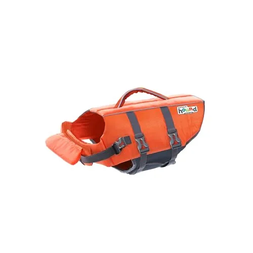 Outward Hound Granby Splash Dog Life Jacket Orange Small