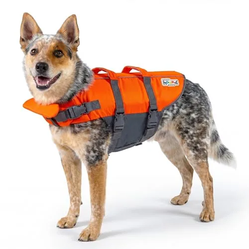 Outward Hound Granby Splash Dog Life Jacket Orange Medium