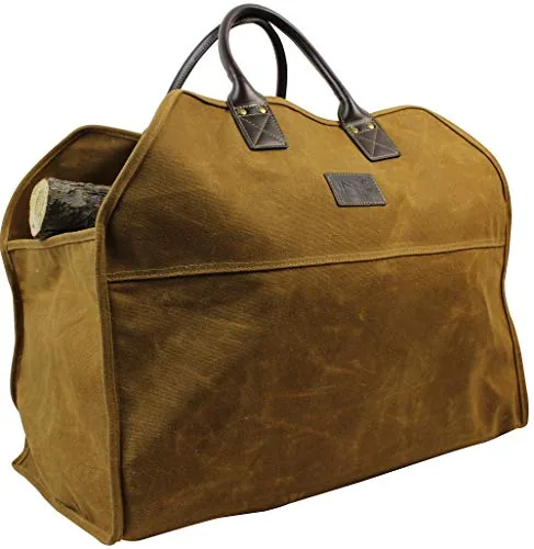 INNO STAGE Waxed Canvas Firewood Log Carrier 23.4in