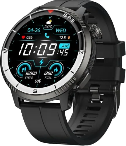Hrevzon GPS Smartwatch with AMOLED Display and Bluetooth Calls
