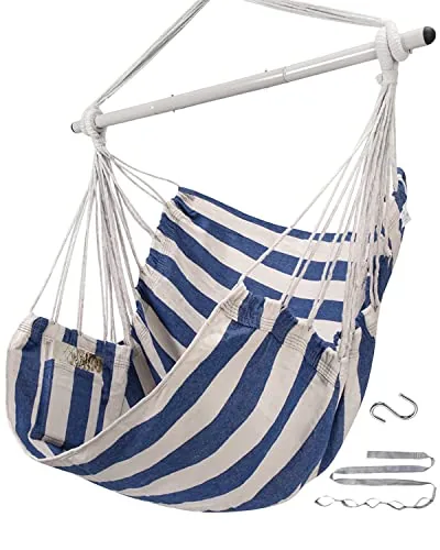 ADVOKAIR Hammock Chair Swing 500lb Steel Bar