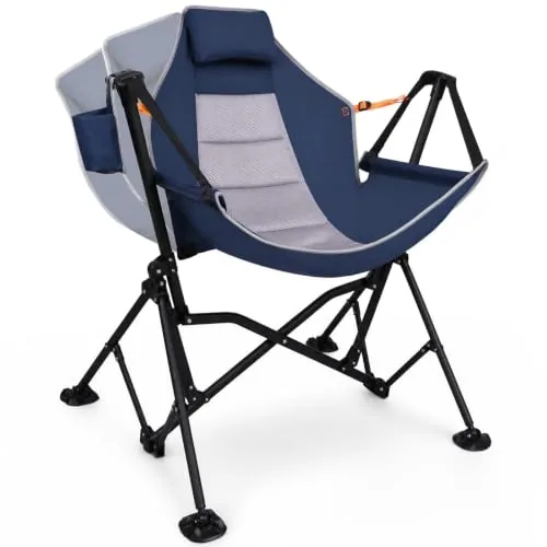 Romswi Oversized Folding Hammock Chair 440lb Capacity