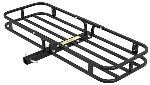 MaxxHaul 70107 53in Steel Hitch Cargo Carrier 500lb