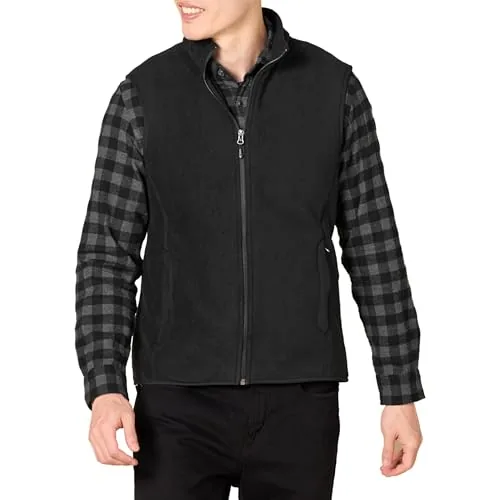 Amazon Essentials Polar Fleece Full-Zip Insulated Vest