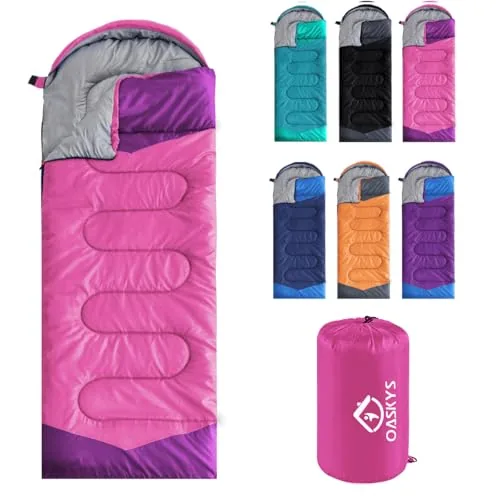 oaskys 3-Season Sleeping Bag Lightweight Waterproof