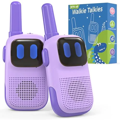 Holiky Kids Walkie Talkies 2-Pack 1000FT Range