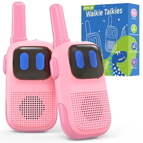 Holiky Kids Walkie Talkies 55g Drop-Tested 2-Channel
