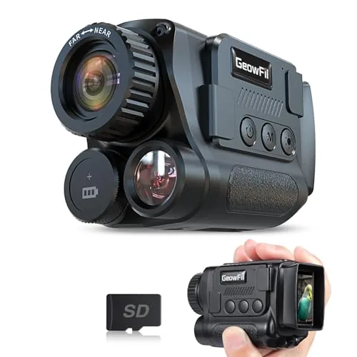 GeowFiiTech Night Vision Monocular 4K IR 984ft Range