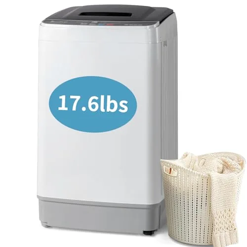 Winado 17.6LB Portable Fully Automatic Washer w/ Drain Pump