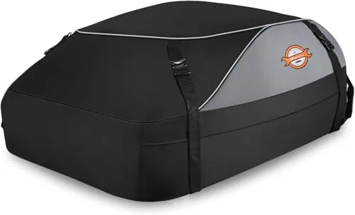 Sailnovo 15 Cu Ft Rooftop Cargo Bag with Anti-Slip Mat