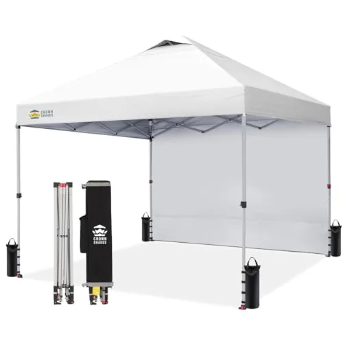 Crown Shades 10x10 Pop-Up Canopy with CenterLOK Hub