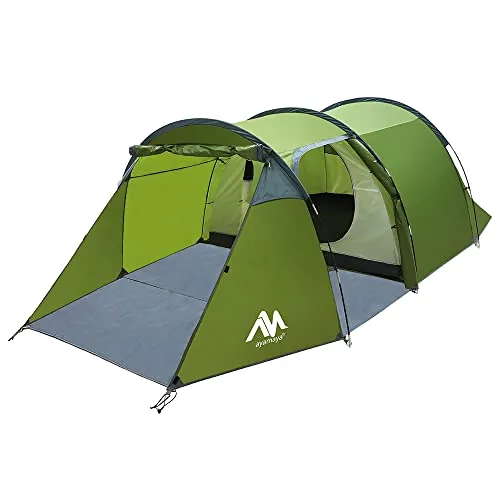 AYAMAYA 4-Person Tunnel Tent with Gear Vestibule
