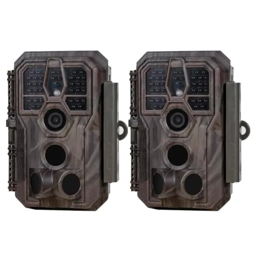 GardePro E5S 2-Pack Trail Camera 64MP 1296P
