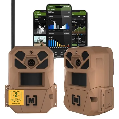 Moultrie Edge 3 Cellular Trail Camera 2-Pack 40MP