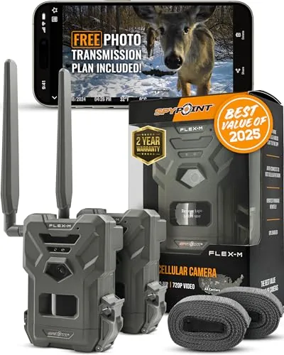 SPYPOINT Flex-M Twin Pack Cellular Trail Camera 28MP