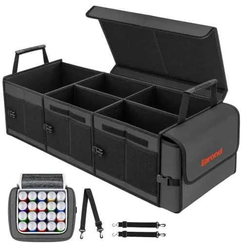 EAROND 4-in-1 Trunk Organizer with Leakproof Cooler