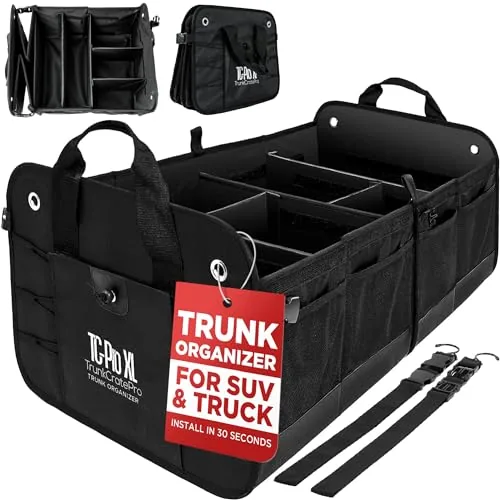TrunkCratePro XL Cargo Organizer 36in Collapsible