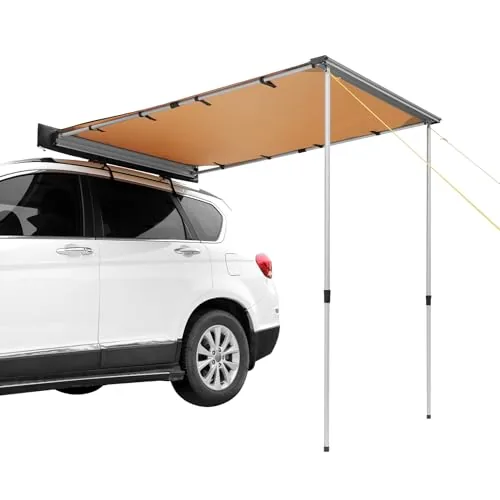 VEVOR 6.6x8.2ft Roof Rack Pull-Out Awning UV50+