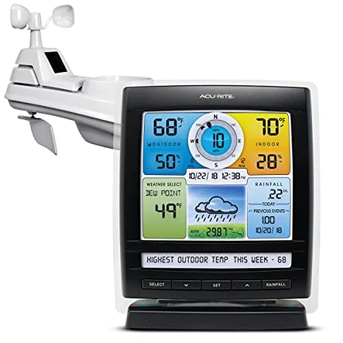 AcuRite Iris 01512MCB Color Screen Weather Station