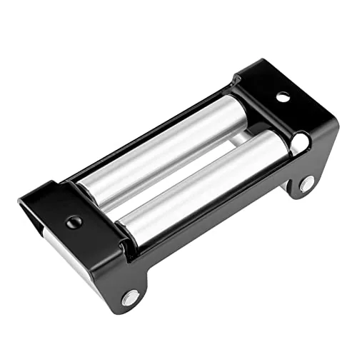 WeiSen 10-Inch 4-Way Steel Roller Fairlead for Winches