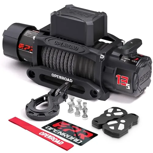 OPENROAD Panther 3S 13500 lb Winch with Synthetic Rope