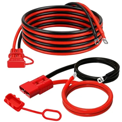 Ainikskirt 24FT 4 AWG Quick-Disconnect Winch Wiring Kit