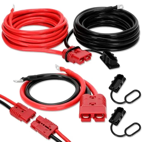 Anrain 24FT 2AWG Quick Disconnect Winch Power Cable