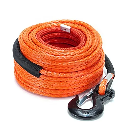 SPARKWHIZ 1/2in x 100ft Synthetic Winch Rope 32K lb