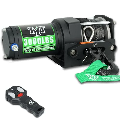 TYT 3000lb ATV Winch with Wireless Remote