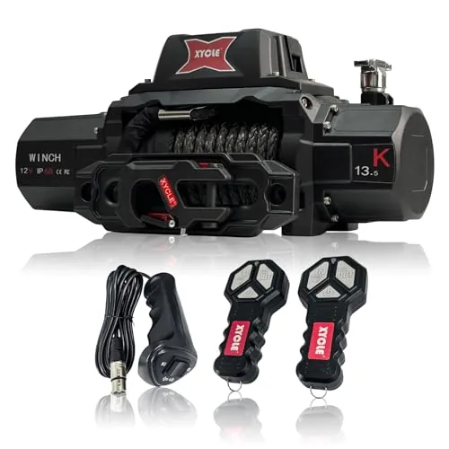 XYCLE 13,500 lb Electric Winch with Synthetic Rope